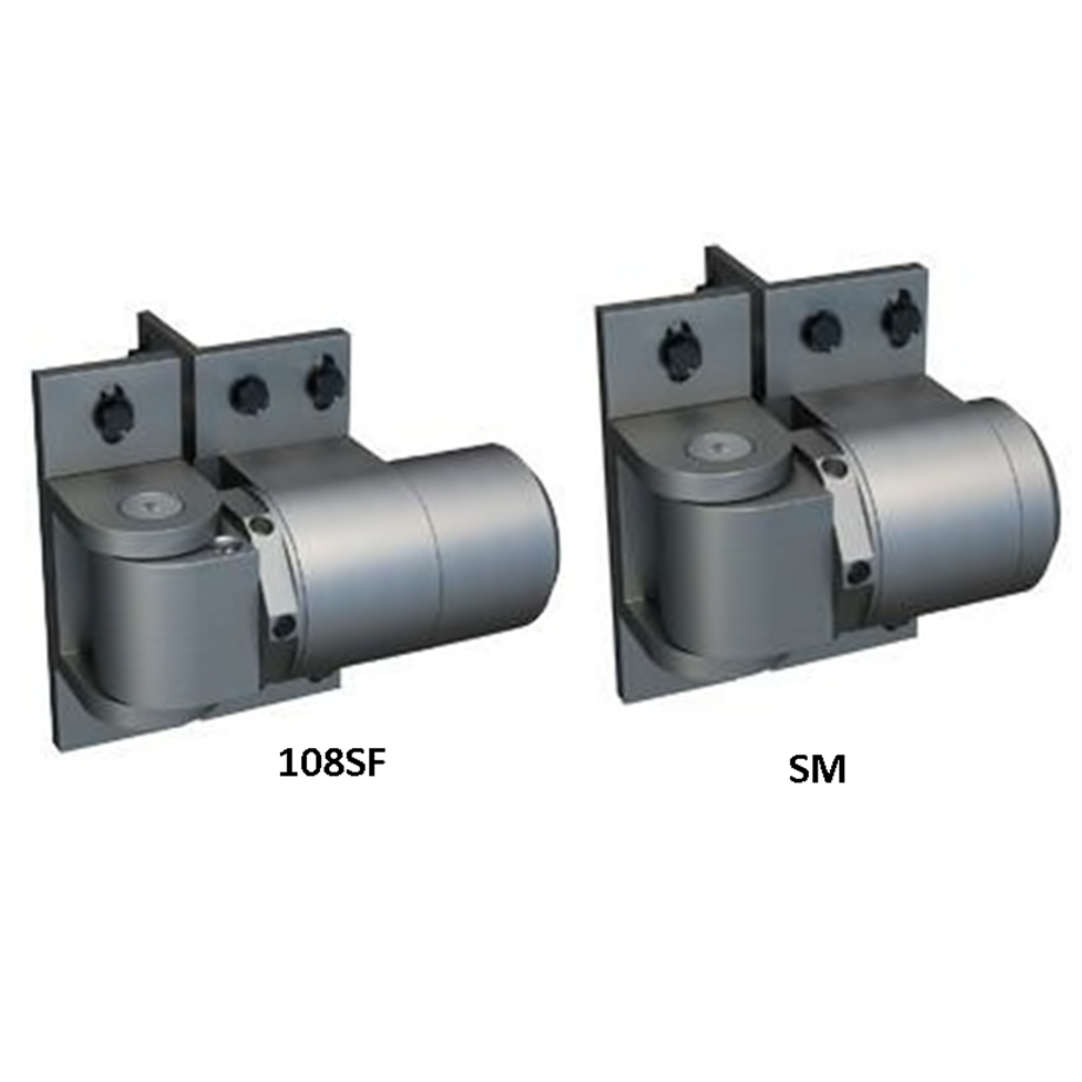 2-Pack Self Closing Gate Hinges - Adjustable Tension Spring