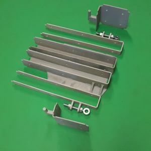 Offset Hinges and Shoes Kit Pair Hot Zinc Sprayed