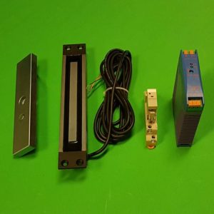 External Mortice Maglock Kit with Relay & Psu