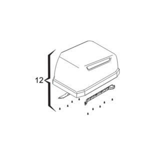 Faac Replacement B614 Lid 63001038