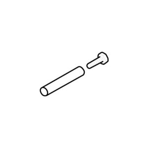 CAME 119RIG215 8 Pin rolls with bolts for G4000/G6000