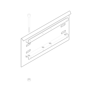 CAME 119RID074 Old Style Ferni FIxing plate