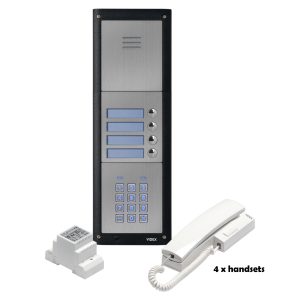 Videx 4K-4S/CL 4k Series 4 Call Point Entry Kit